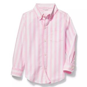Janie and Jack Striped Oxford Shirt - size 4